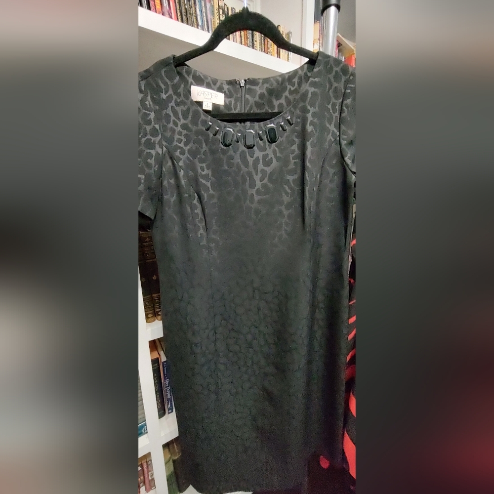 Black Leopard Print Top